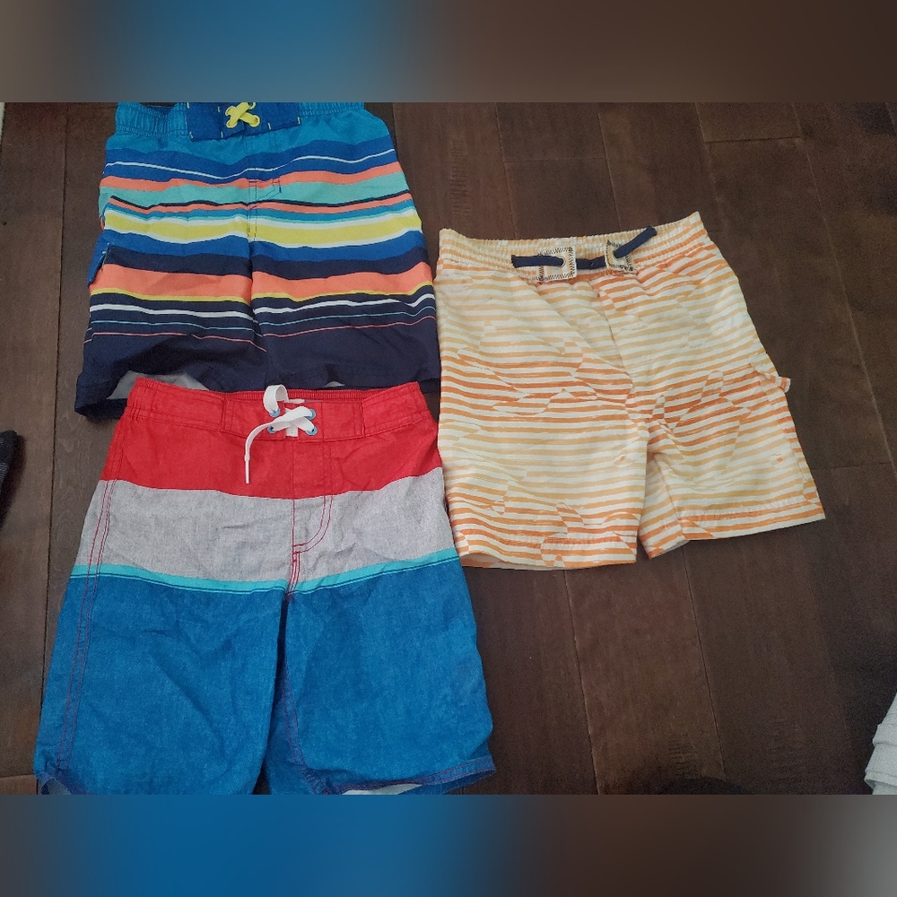 Swimming Trunks boys size 6-7. 3 in set old navy cat & jack and cabana l…